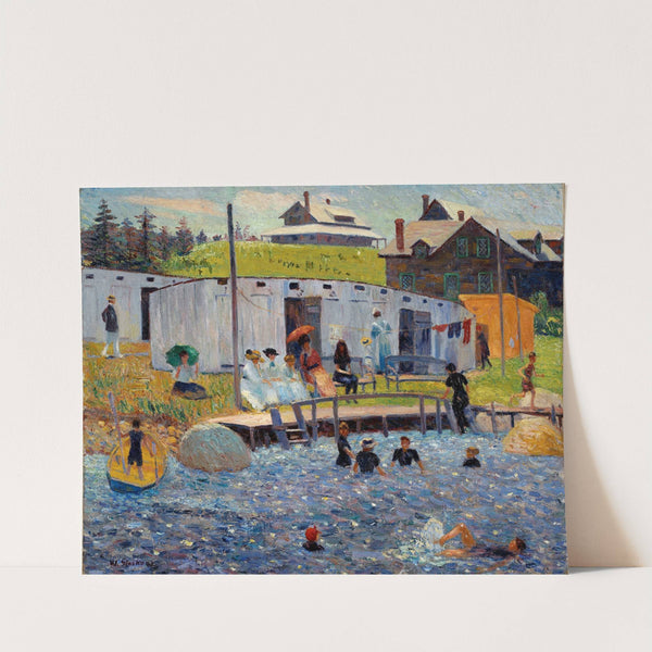 The Bathing Hour, Chester, Nova Scotia by William James Glackens