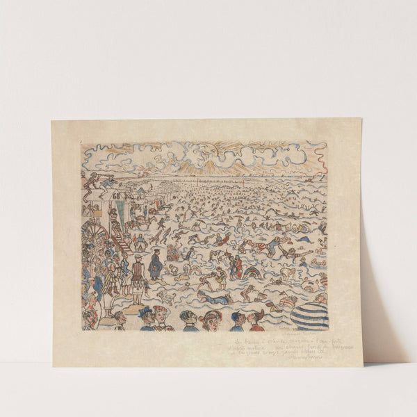 The Baths at Ostende by James Ensor