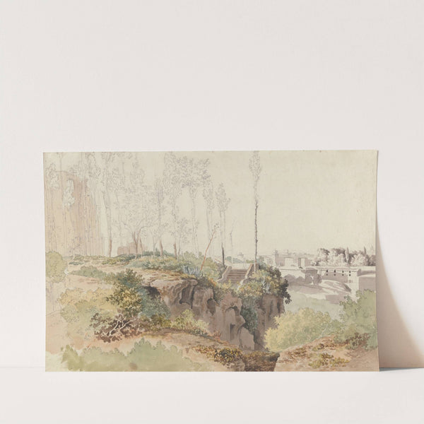 The Baths of Caracalla, Rome by Carlo Labruzzi