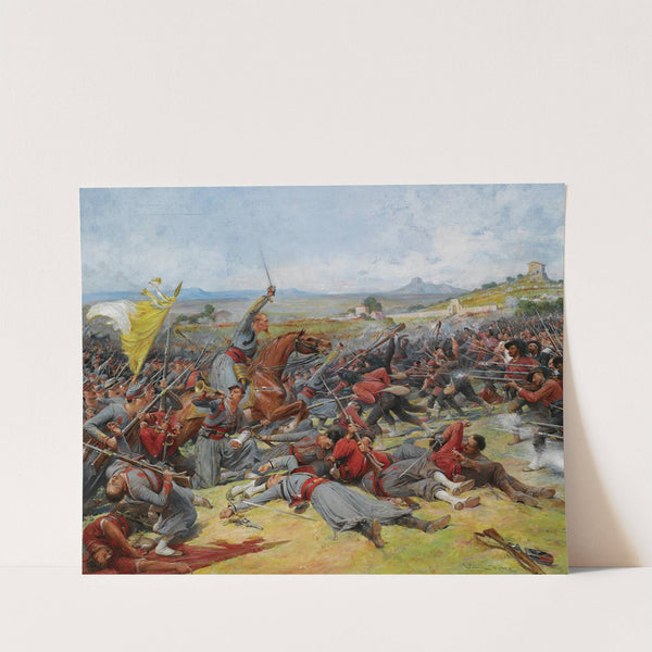 The Battle Near Mentana by Lionel Royer