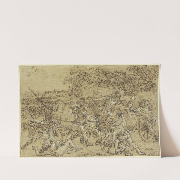 The Battle of Alexander at Issus by Pietro da Cortona