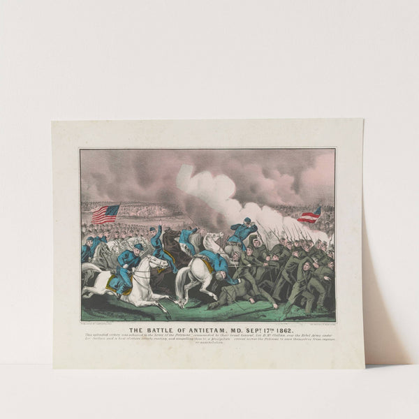 The battle of Antietam, Md. Sept. 17th 1862 (1862) by Currier & Ives.