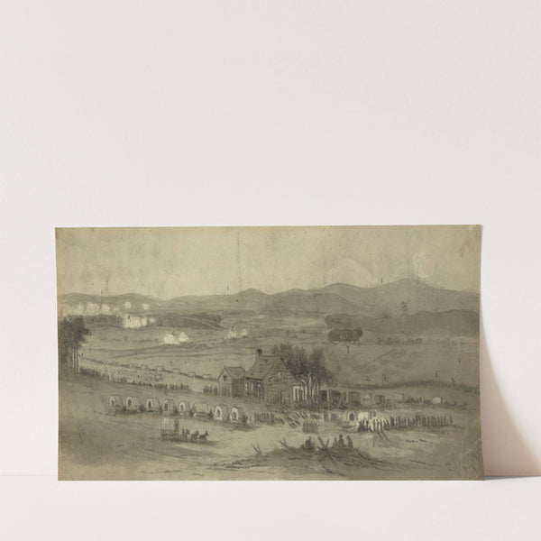 The battle of Cedar Mountain. Night at the hospitals. Arrival of Gen. McDowell’s Corps (1862) by Edwin Forbes