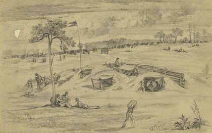 The battle of Cold Harbor (Bomb proofs)
