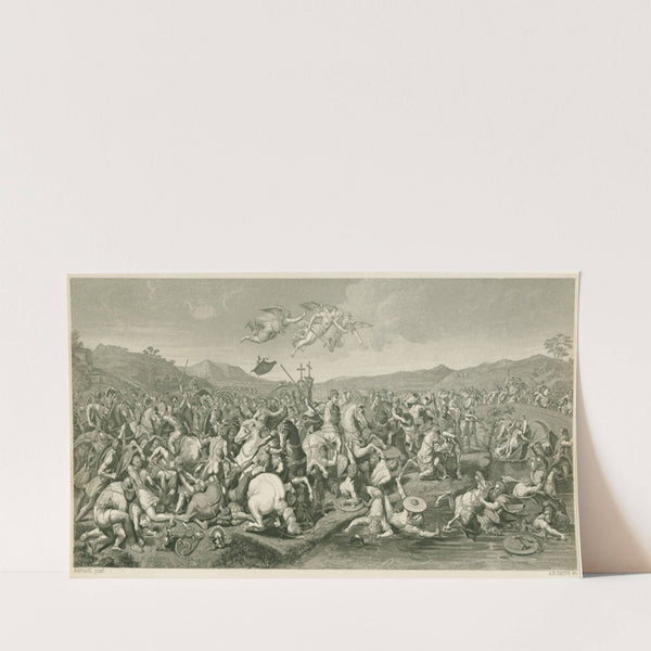 The battle of Constantine (1882) by Giulio Romano