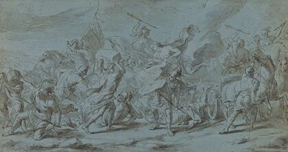 The Battle of Diomedes and Aeneas (from the Story of Achilles) — size preview