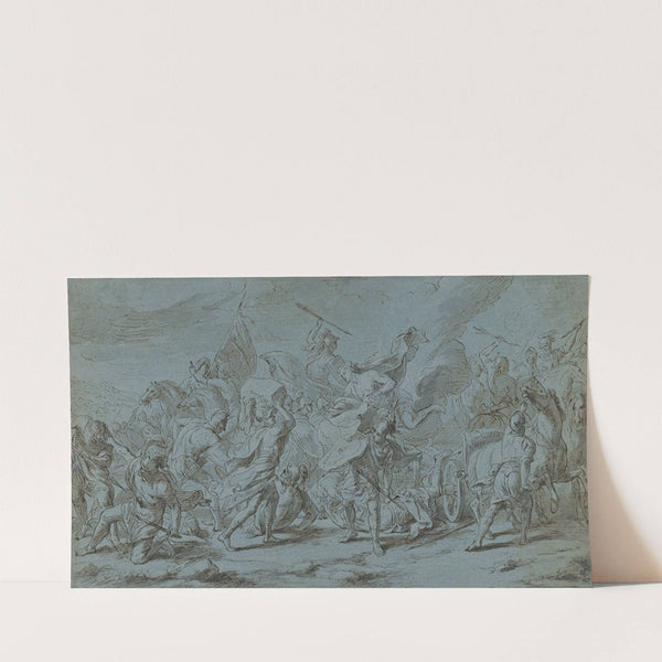 The Battle of Diomedes and Aeneas (from the Story of Achilles) (ca. 1720–30) by Jan van Orley