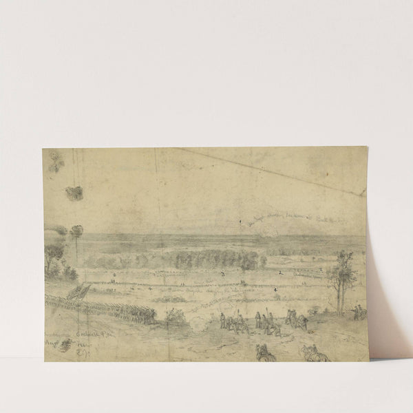 The battle of Gainesville, Va. by Edwin Forbes