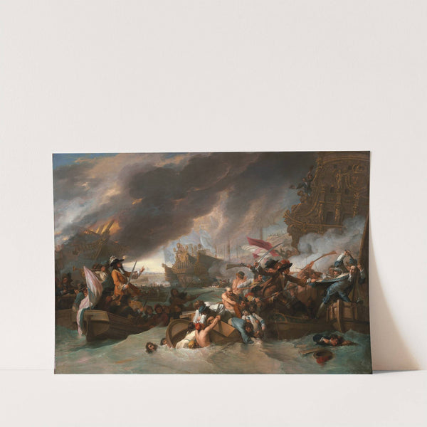 The Battle of La Hogue (c. 1778) by Benjamin West