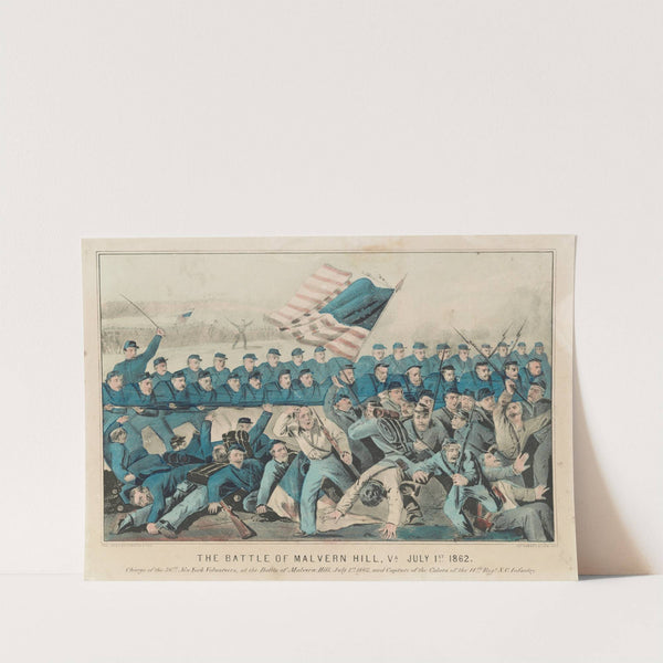 The battle of Malvern Hill, Va. July 1st 1862 (1862) by Currier & Ives.