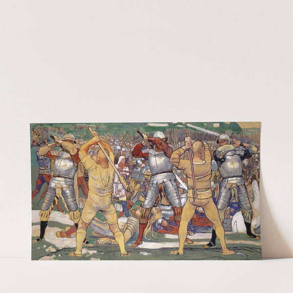 The Battle Of Näfels (1896–1897) by Ferdinand Hodler