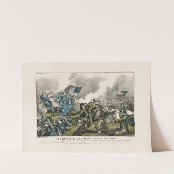 The battle of Sharpsburg, Md. Sept. 16th 1862 (1862) by Currier & Ives.