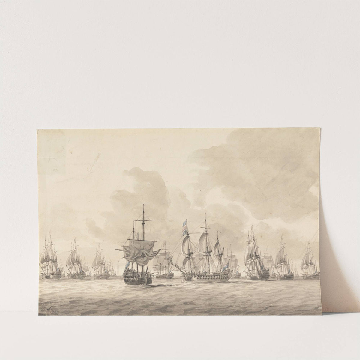 The Battle of the Dogger Bank, 5th August, 1781 by Dominic Serres