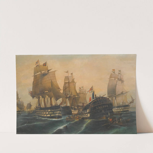 The Battle Of Trafalgar by Konstantinos Volanakis