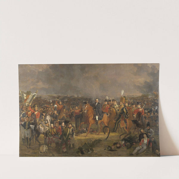 The Battle of Waterloo by Jan Willem Pieneman