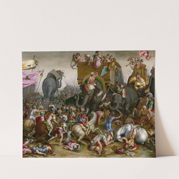 The Battle of Zama by Cornelis Cort