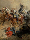 The battle on horseback