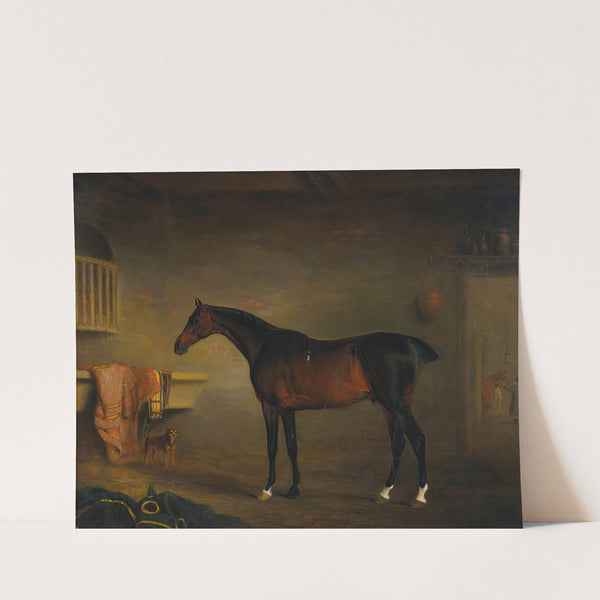 The Bay Easton In His Stable by John Ferneley