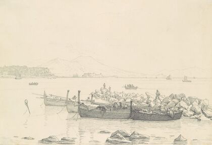 The Bay of Naples with Vesuvius in the Background