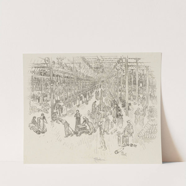 The Bay of the Thousand Girls (1916) by Joseph Pennell