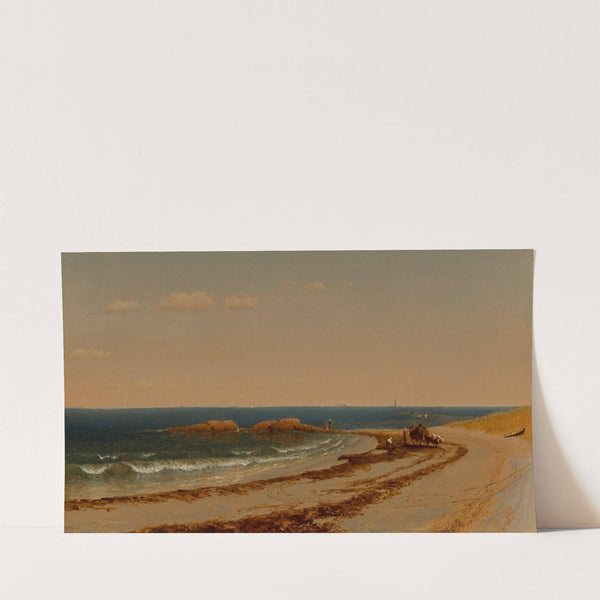 The Beach at Cohasset (1864) by Sanford Robinson Gifford