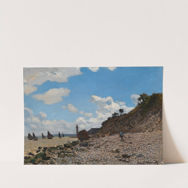 The Beach at Honfleur (1864-1866) by Claude Monet