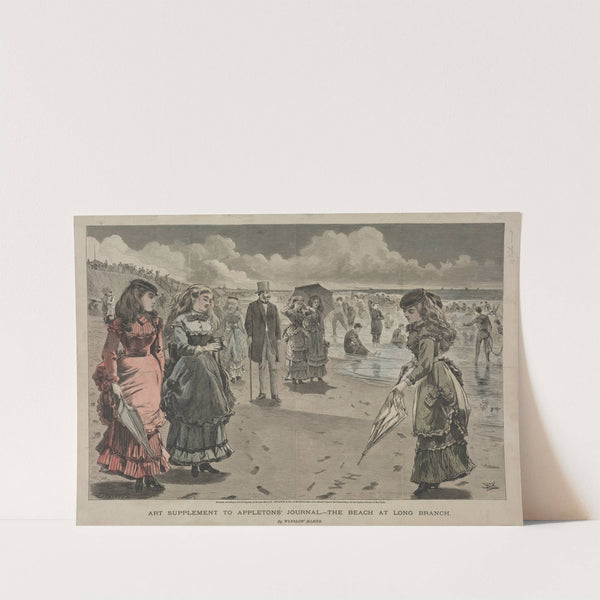 The Beach at Long Branch (1869) by Winslow Homer