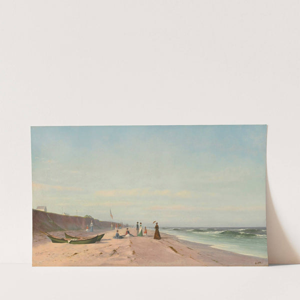 The Beach At Long Branch, New Jersey (1869) by Francis Augustus Silva