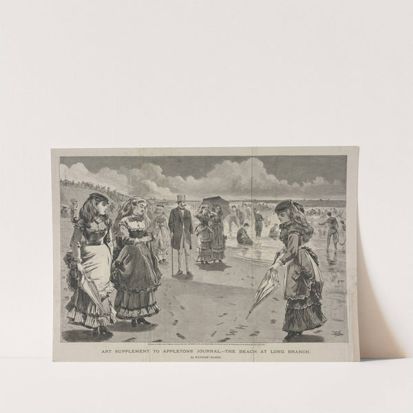 The Beach at Long Branch (1869) by Winslow Homer