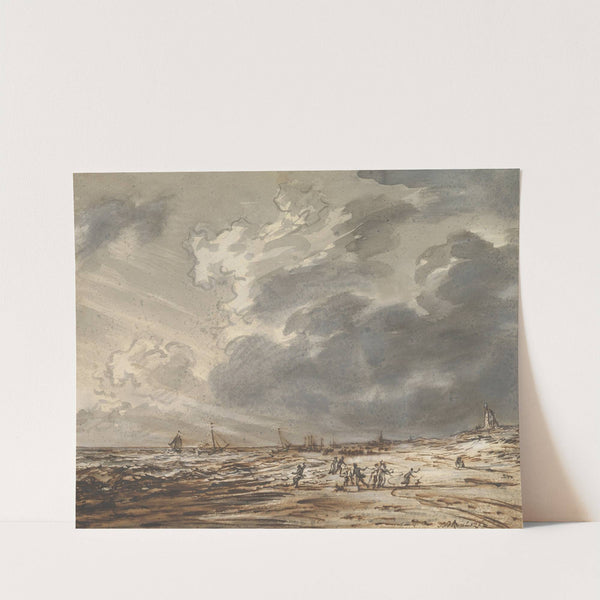 The Beach at Scheveningen by Simon Andreas Krausz