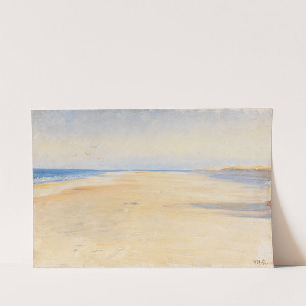 The beach at Skagen (1900-1927) by Michael Ancher