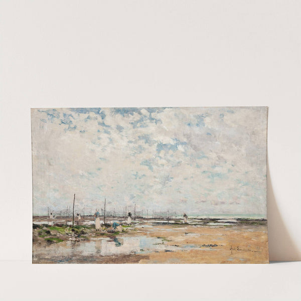 The Beach at Villerville, Normandy by Axel Lindman