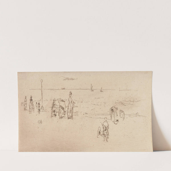 The Beach, Ostend (1887) by James Abbott McNeill Whistler