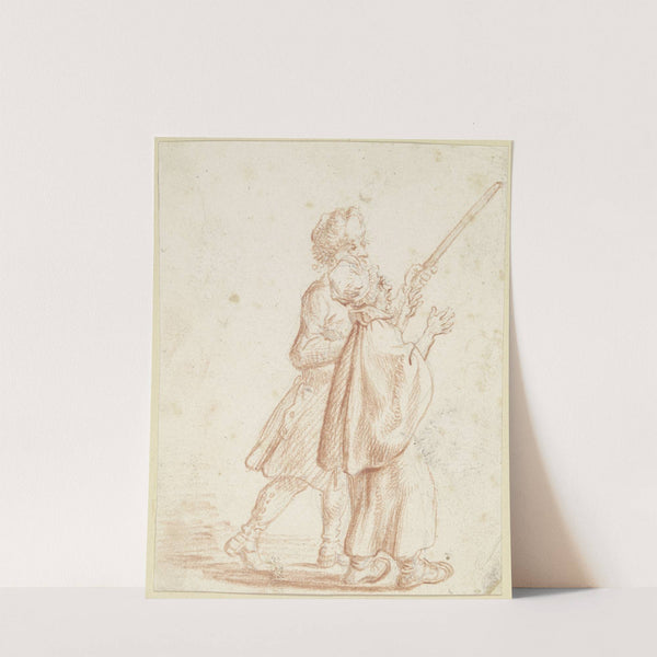 The beadle of beggars (ca. 1800) by Daniel Nikolaus Chodowiecki