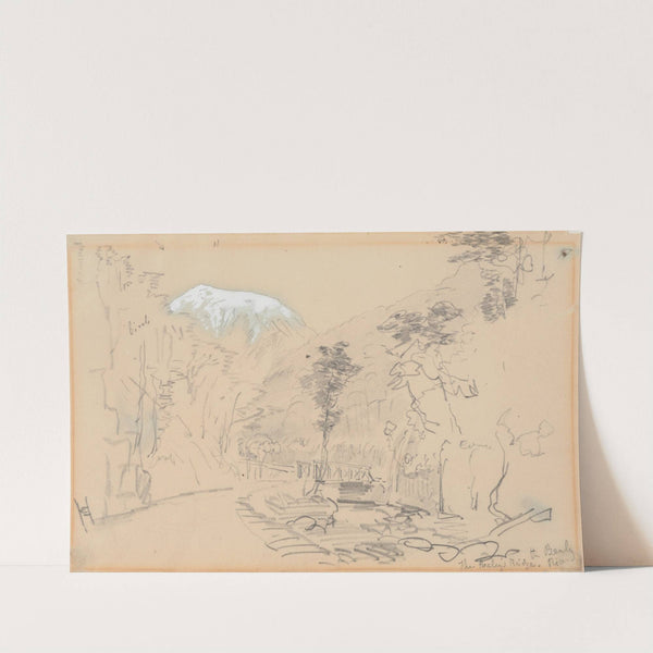 The Bealey's bridge by Nicholas Chevalier