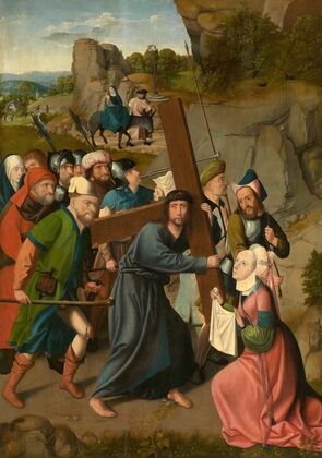 The Bearing of the Cross and the Flight into Egypt