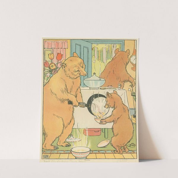 The bears at home (1909) by Leonard Leslie Brooke