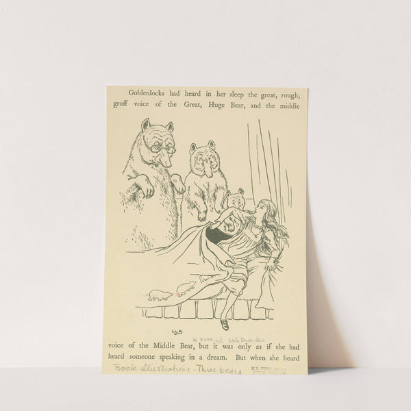 The bears discover Goldilocks (1909) by Leonard Leslie Brooke