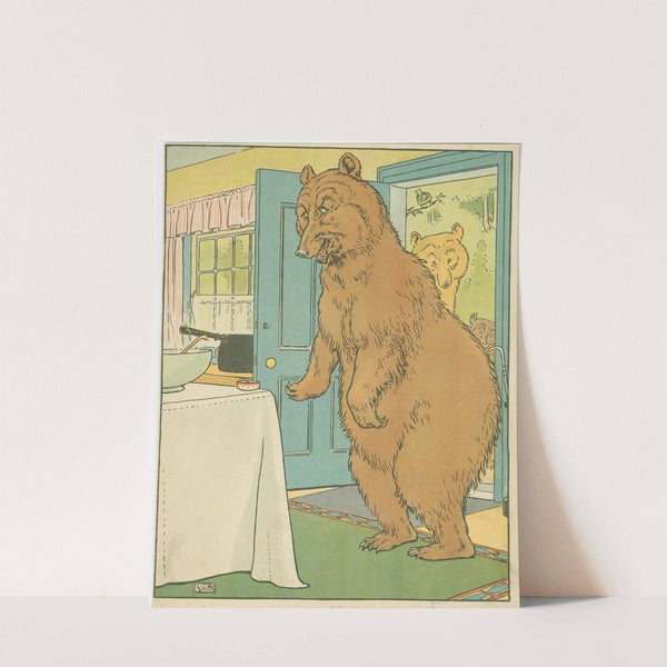 The bears return home (1909) by Leonard Leslie Brooke