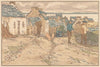 The Beautiful Countryside in Brittany; Street in Tréboul (1898)