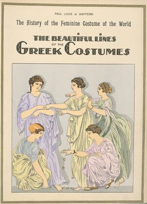 The beautiful lines of the Greek costumes