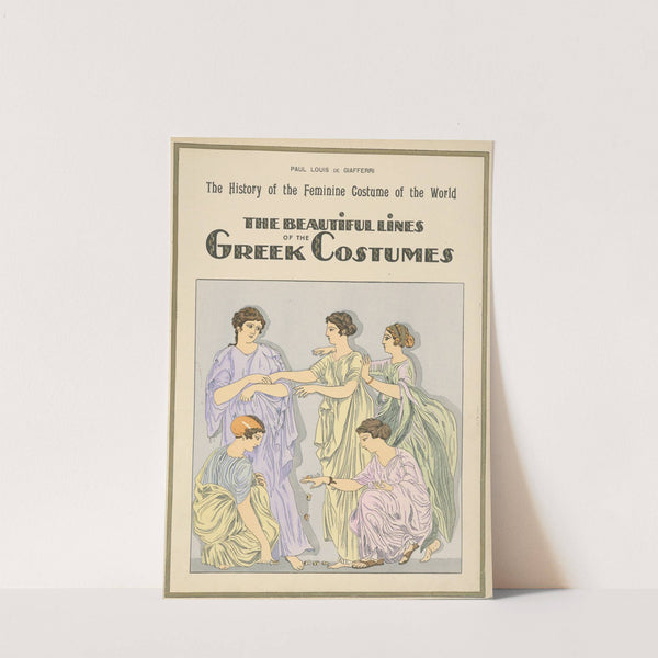 The beautiful lines of the Greek costumes by Paul Louis de Giafferri