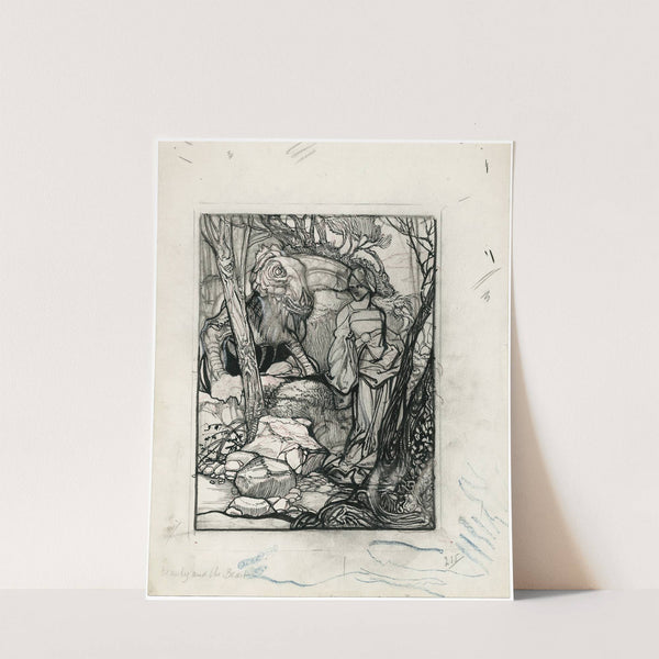 The Beauty and the Beast by Johannes Josephus Aarts