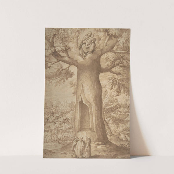 The Beech Tree of the Madonna at La Verna by Jacopo Ligozzi