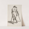 The Beggar on Crutches Wearing a Hat and Seen from behind (1622) by Jacques Callot