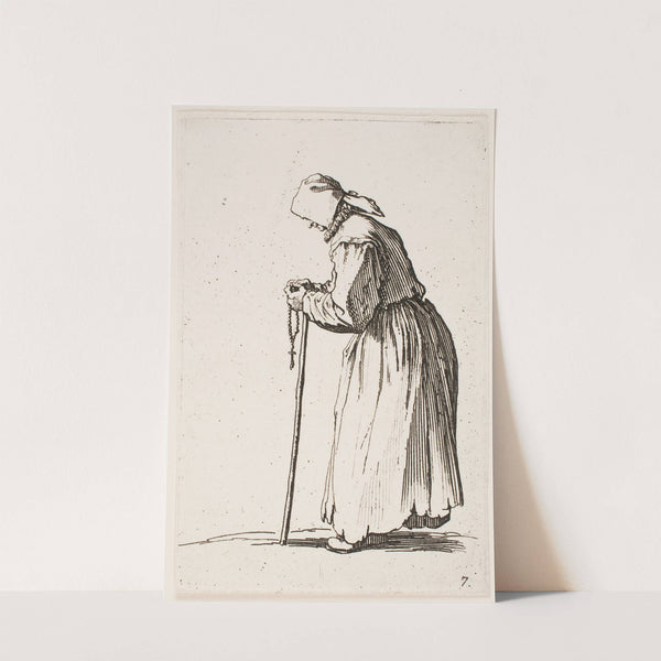 The Beggar with a Rosary (1622) by Jacques Callot