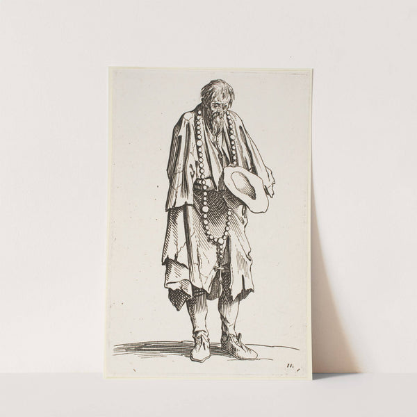 The Beggar with the Rosary (1622) by Jacques Callot