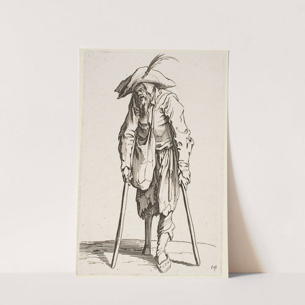 The Beggar with the Wooden Leg (1622) by Jacques Callot
