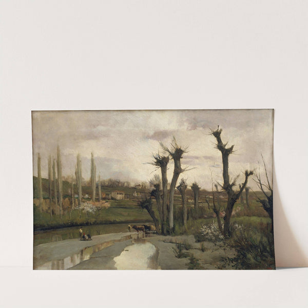 The Beginning of Spring by Joaquim Vayreda