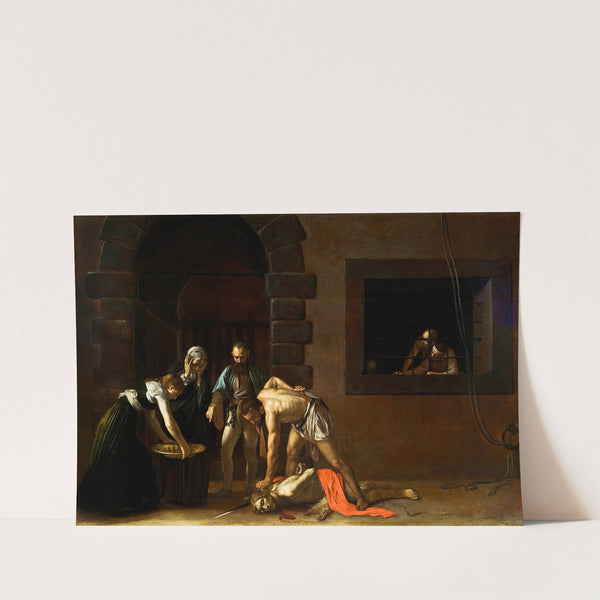 The beheading of St. John the Baptist by Caravaggio